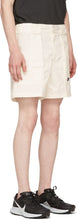 Nike White Canvas Shorts