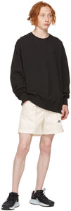 Nike White Canvas Shorts