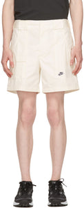 Nike White Canvas Shorts - Short de toile Nike White - 나이키 화이트 캔버스 반바지