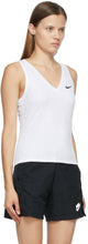 Nike White Dri-FIT NikeCourt Victory Tank Top