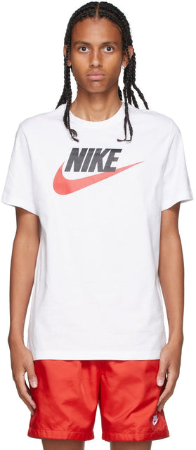 Nike White Icon Futura T-Shirt - Nike Blanc Icon Futura T-shirt - 나이키 화이트 아이콘 Futura 티셔츠