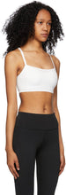 Nike White Indy Luxe Sports Bra