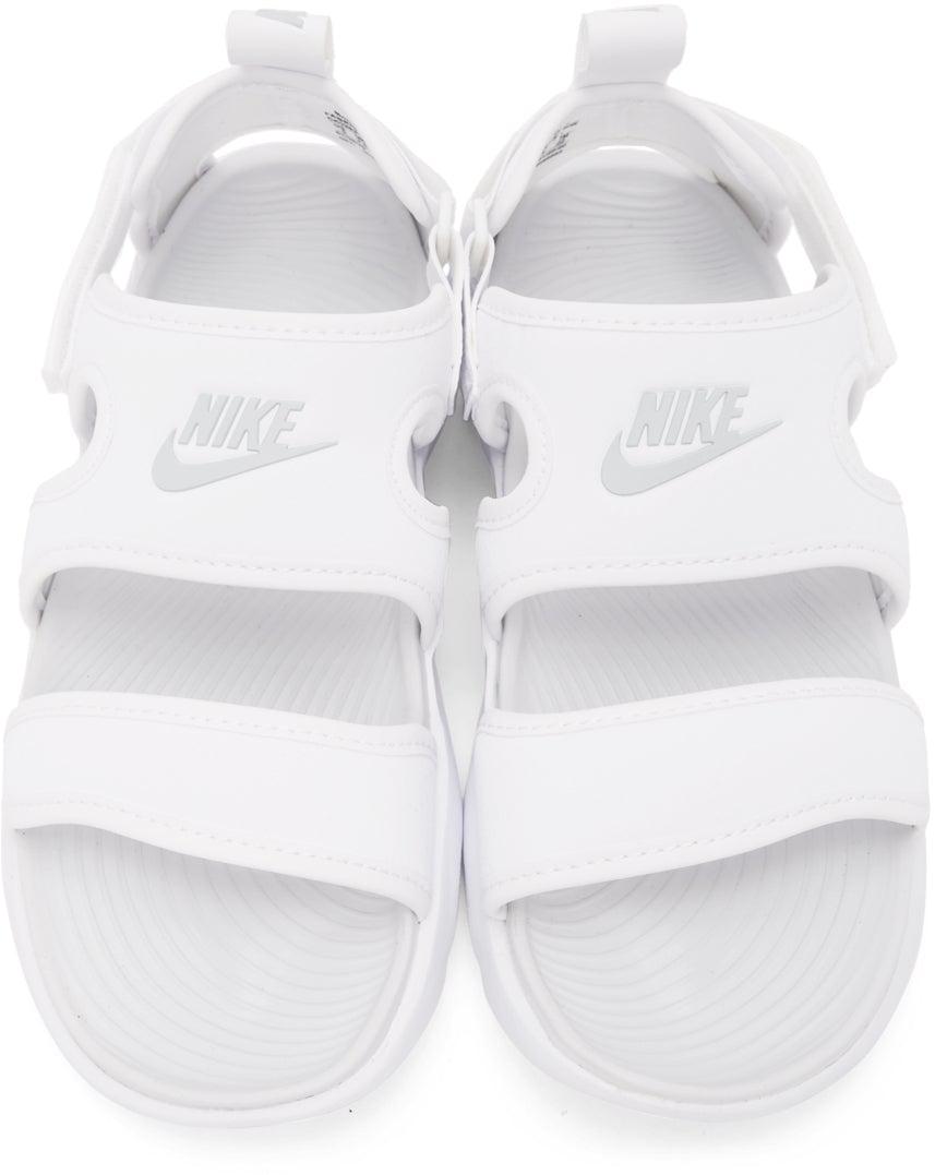 Nike White Owaysis Sandals