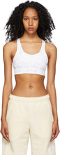 Nike White Swoosh UltraBreathe Sport Bra - Soutien-gorge sport ultrabreathe Nike Blanc Swoosh - 나이키 화이트 Swoosh Ultrabreathe 스포츠 브래지어