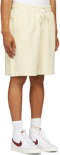 Nike Yellow Fleece Sportswear Classic Shorts