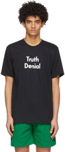 Noah Black New Order Edition 'Truth Denial' T-Shirt - T-shirt NOAH NOE NOUVELLE COMMAND EDITION 'T-shirt Déni de vérité' - 노아 블랙 새 주문 에디션 '진실 거부'티셔츠
