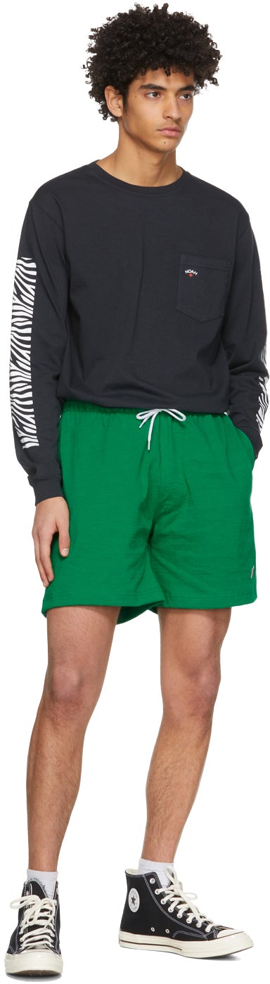 Noah Green Winged Foot Rugby Shorts