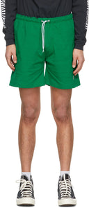 Noah Green Winged Foot Rugby Shorts - Shorts de rugby à feuilles d'ailes vert Noah - 노아 녹색 날개 달린 발 럭비 반바지