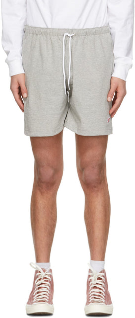 Noah Grey Winged Foot Rugby Shorts - Shorts de rugby à feu ailes gris Noah - 노아 회색 날개 달린 발 럭비 반바지