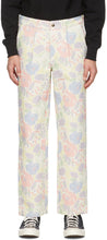 Noah Multicolor Canvas Recycled Work Trousers - NOAH Pantalon de travail recyclé en toile multicolore - 노아 여러 가지 빛깔의 캔버스 재활용 작업 바지