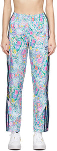 Noah Multicolor adidas Originals Edition Floral Track Pants - Noah multicolore Adidas Originals Edition Pantalon floral piste floral - 노아 멀티 컬러 아디다스 오리지널 에디션 플로랄 트랙 바지