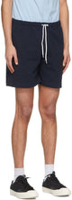 Noah Navy Winged Foot Rugby Shorts