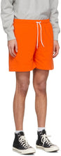 Noah Orange Winged Foot Rugby Shorts