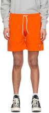 Noah Orange Winged Foot Rugby Shorts - Shorts de rugby à pieds d'ailes orange Noah - 노아 오렌지 날개 달린 발 럭비 반바지