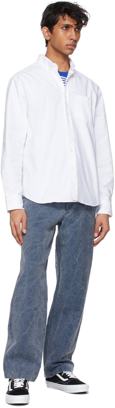 Noah White New Order Edition Oxford Shirt