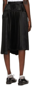Noir Kei Ninomiya Black Pleated Skirt