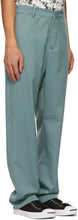 Noon Goons Blue Twill Ahmed Trousers