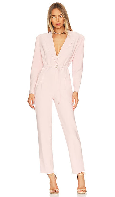 Norma Kamali Jumpsuit in Pink Norma Kamali Suit en rose Norma Kamali连身裤穿着粉红色