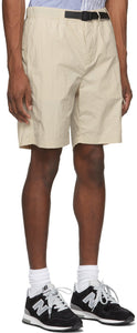 Norse Projects Beige Packable Luther Cargo Shorts
