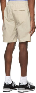 Norse Projects Beige Packable Luther Cargo Shorts