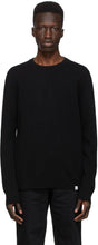 Norse Projects Black Wool Sigfred Sweater - PROJETS PROJETS NORSE PROJETS NOIR SIGFRED SIGFRED SIGFRED - 노르웨이 프로젝트 검은 양모 sigfred 스웨터