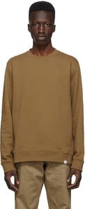 Norse Projects Brown Vagn Classic Sweatshirt - Sweat-shirt classique classique de Vagn Brown - 노르웨이 프로젝트 브라운 VAGN 클래식 스웨터