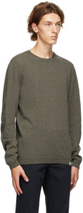 Norse Projects Green Wool Sigfred Sweater