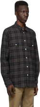 Norse Projects Navy Flannel Check Villads Shirt