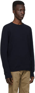 Norse Projects Navy Wool Sigfred Sweater
