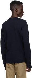 Norse Projects Navy Wool Sigfred Sweater