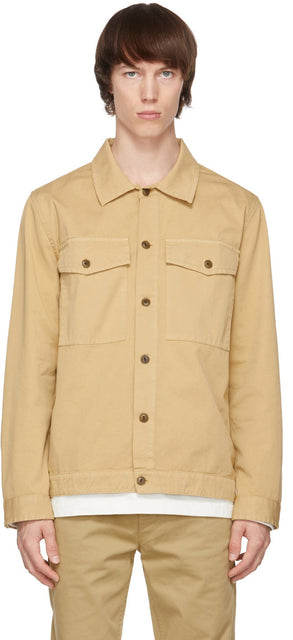 Nudie Jeans Beige Colin Utility Overshirt - Nudie Jeans Beige Colin Utility Overhirt - Nudie 청바지 베이지 콜린 유틸리티 오버 셔츠