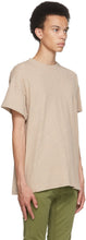 Nudie Jeans Beige Milton Recycled T-Shirt