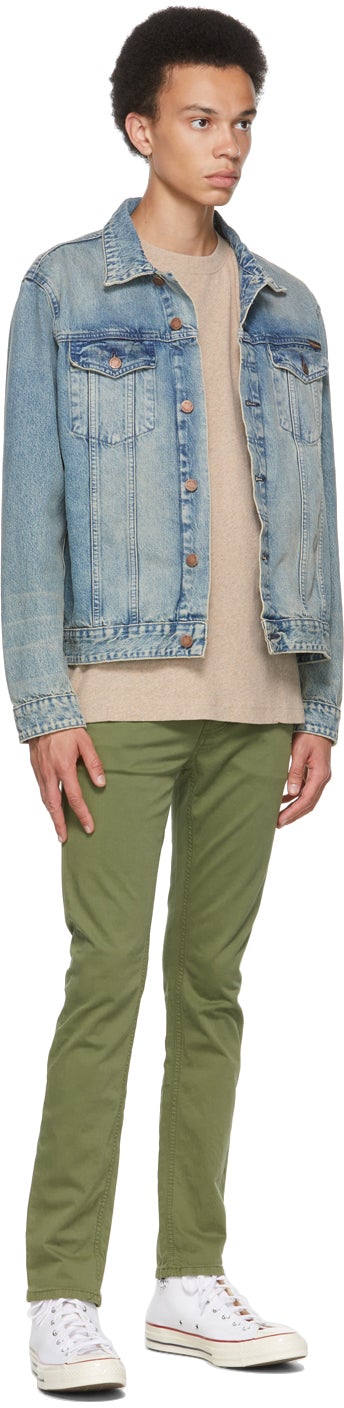 Nudie Jeans Beige Milton Recycled T-Shirt