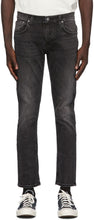Nudie Jeans Black Grim Tim Jeans - Nudie jeans noir grim jean Tim - Nudie 청바지 검은 grim tim 청바지