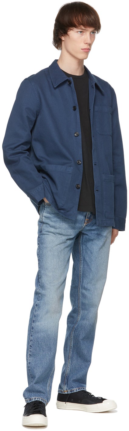 Nudie Jeans Black NJCO Circle Uno T-Shirt