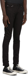 Nudie Jeans Black Skinny Linn Jeans