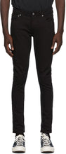 Nudie Jeans Black Skinny Linn Jeans - Nudie Jeans Black Skinny Linn Jeans - Nudie 청바지 검은 마른 린 청바지