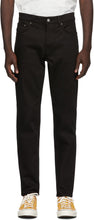 Nudie Jeans Black Steady Eddie II Jeans - Nudie jeans noir stable eddie II jeans - Nudie Jeans Black Steady Eddie II 청바지