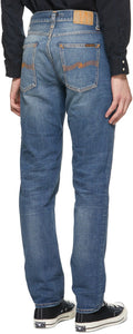 Nudie Jeans Blue Gritty Jackson Jeans