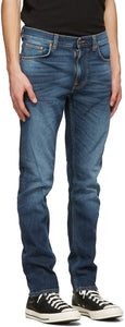 Nudie Jeans Blue Lean Dean Jeans