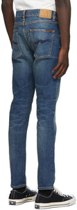 Nudie Jeans Blue Lean Dean Jeans