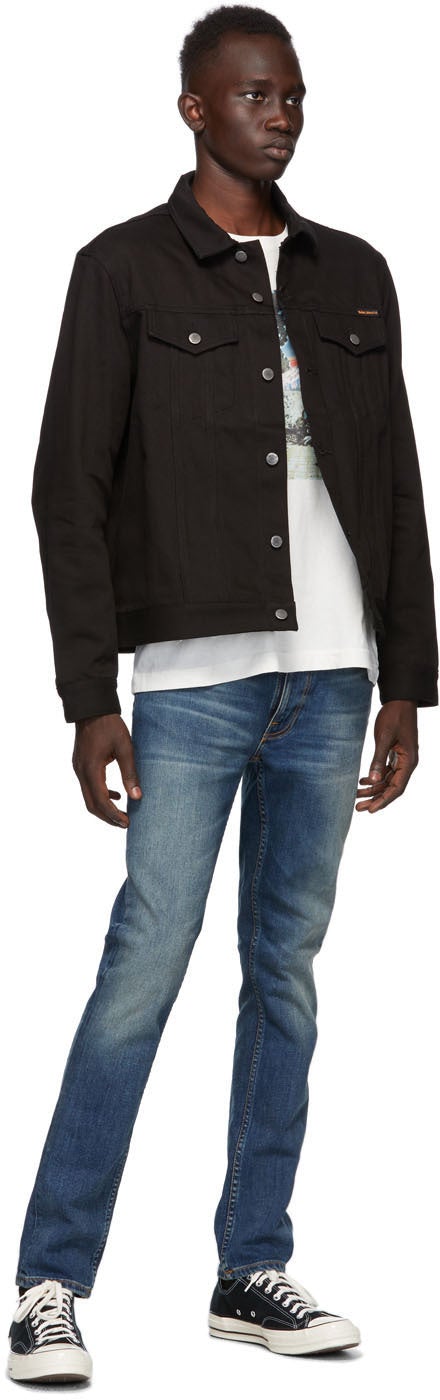 Nudie Jeans Blue Lean Dean Jeans