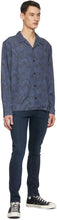 Nudie Jeans Blue Paisley Vidar Shirt