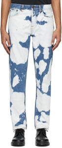 Nudie Jeans Blue Steady Eddie II Jeans - Nudie jeans bleue stable eddie II jeans - Nudie Jeans Blue Steady Eddie II 청바지