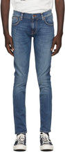 Nudie Jeans Blue Tight Terry Jeans - Nudie Jeans Blue Terry Terry Jeans - Nudie 청바지 블루 꽉 테리 청바지