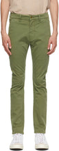 Nudie Jeans Green Slim Adam Chino Trousers - Nudie Jeans Green Slim Adam Chino Pantalons - Nudie 청바지 녹색 슬림 아담 치노 바지