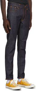 Nudie Jeans Indigo Dry Lean Dean Jeans