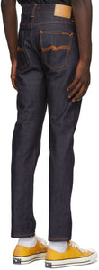 Nudie Jeans Indigo Dry Lean Dean Jeans