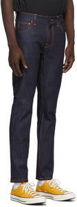 Nudie Jeans Indigo Dry Thin Finn Jeans