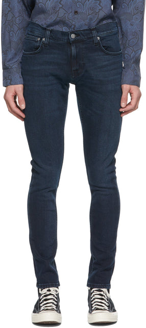 Nudie Jeans Indigo Tight Terry Jeans - Jeans Nudie Jeans Indigo Jeans Terry serré - Nudie 청바지 인디고 꽉 테리 청바지